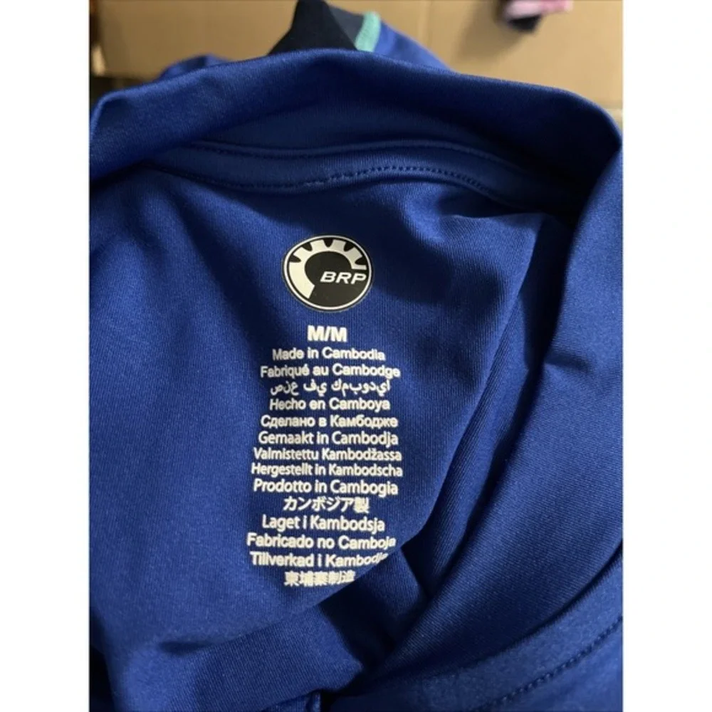 Sea Doo Long Sleeve‎ Womens Rashguard Royal Blue/Black Medium Performance